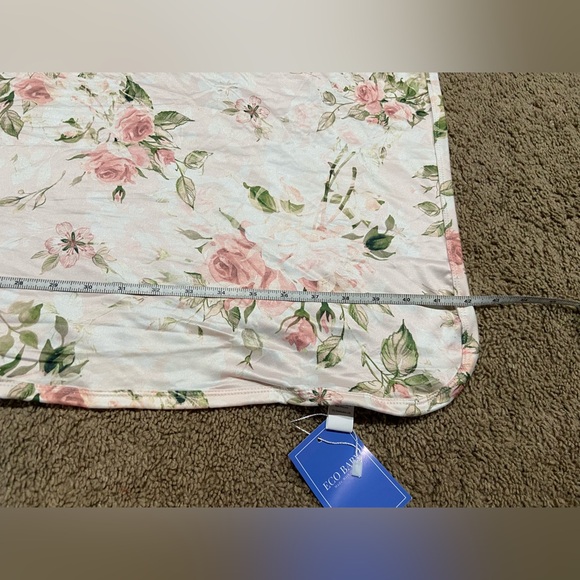 ECO BABY Maternity Robe Size L Matching Baby Swaddle Set Milk Silk New Bella - Picture 13 of 16